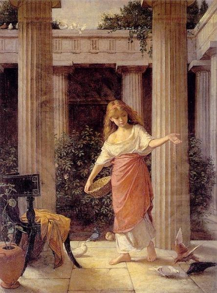 John William Waterhouse In the Peristyle